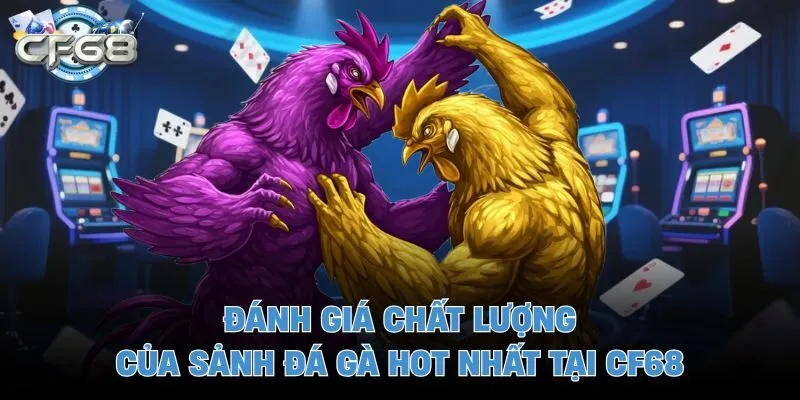 Đánh giá chất lượng của sảnh đá gà hot nhất tại CF68