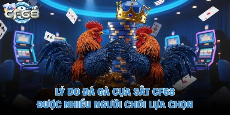 Lý do đá gà cựa sắt CF68 được nhiều người chơi lựa chọn 