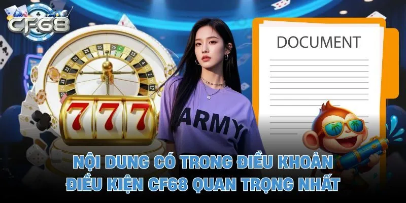 Nội dung có trong điều khoản điều kiện CF68 quan trọng nhất