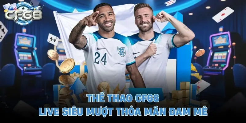 Thể thao CF68 live siêu mượt thỏa mãn đam mê